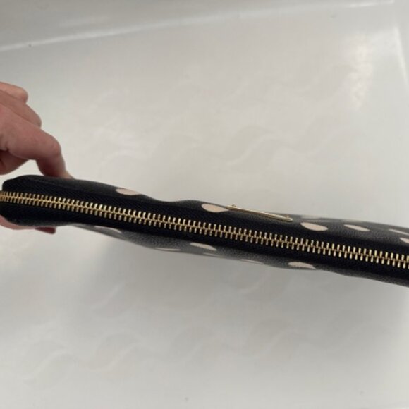 KATE SPADE Sunshine Dot Laptop Ipad Padded Sleeve Case Black White - Picture 9 of 9